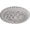Ekena Millwork York Ceiling Medallion (Fits Canopies up to 3 5/8"), 21 5/8"OD x 2 1/2"P, Ultra Pure White CM21YOUWF - alternate 3